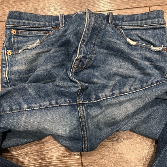 Madewell Hi Rise Slim Boy Jean sz 28 - Picture 5 of 7